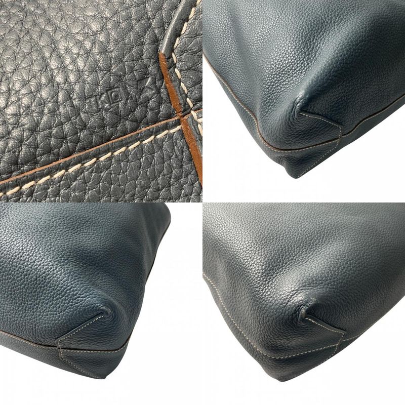 Hermes Women's Double Sens 36 Ciel Pearl Grey Tote Bag ◻Q Engraved Shoulder