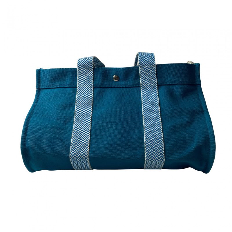 Hermes Women's Cannes MM Pouch Canvas Tote Bag