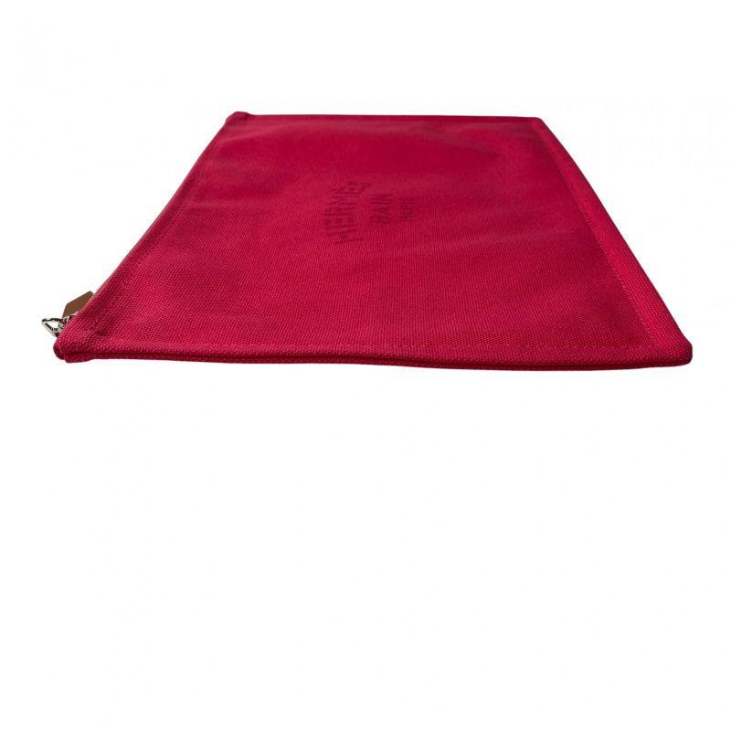 Unused Hermes Women's Flat Pouch Yachting GM Pink