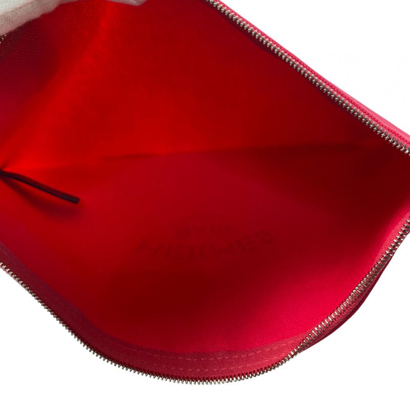 Unused Hermes Women's Flat Pouch Yachting GM Pink