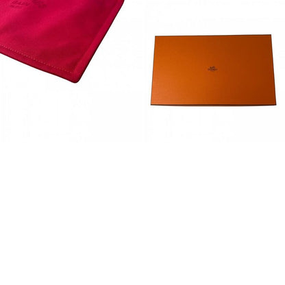 Unused Hermes Women's Flat Pouch Yachting GM Pink