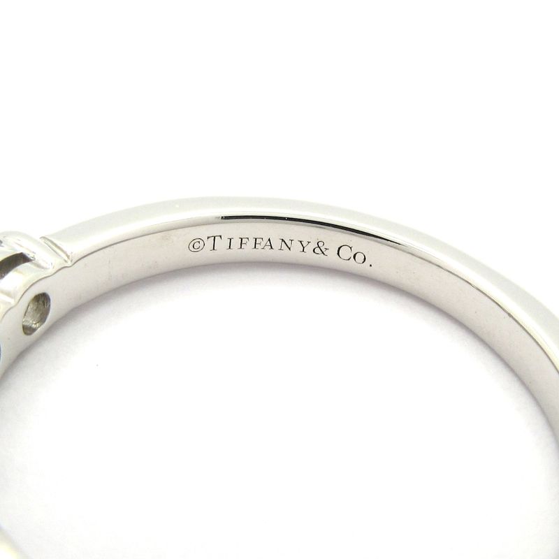 Tiffany & Co Ring Forever Band Ring / Half Eternity Pt950 X Diamonds 7P