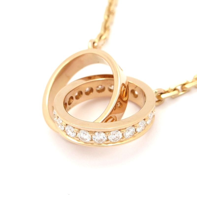 Cartier Necklace Baby Love B7013900 18K Pink Gold X Diamonds