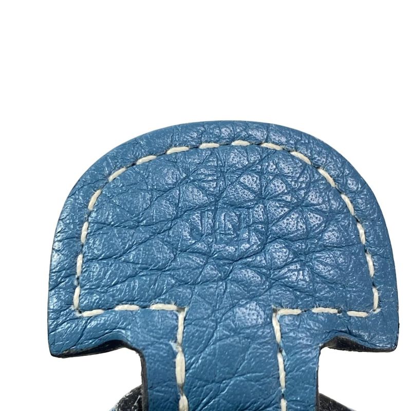 Hermes Shoulder Bag Evelyn 3 III PM Blue Jean Silver Hardware