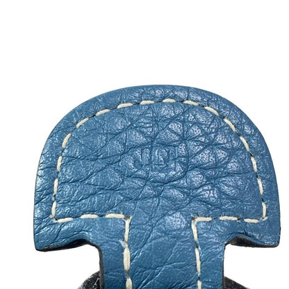 Hermes Shoulder Bag Evelyn 3 III PM Blue Jean Silver Hardware