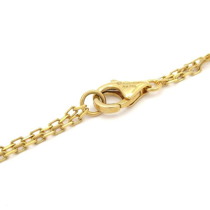 Cartier Necklace Love Circle 18K Yellow Gold X Diamonds 2P Diamonds