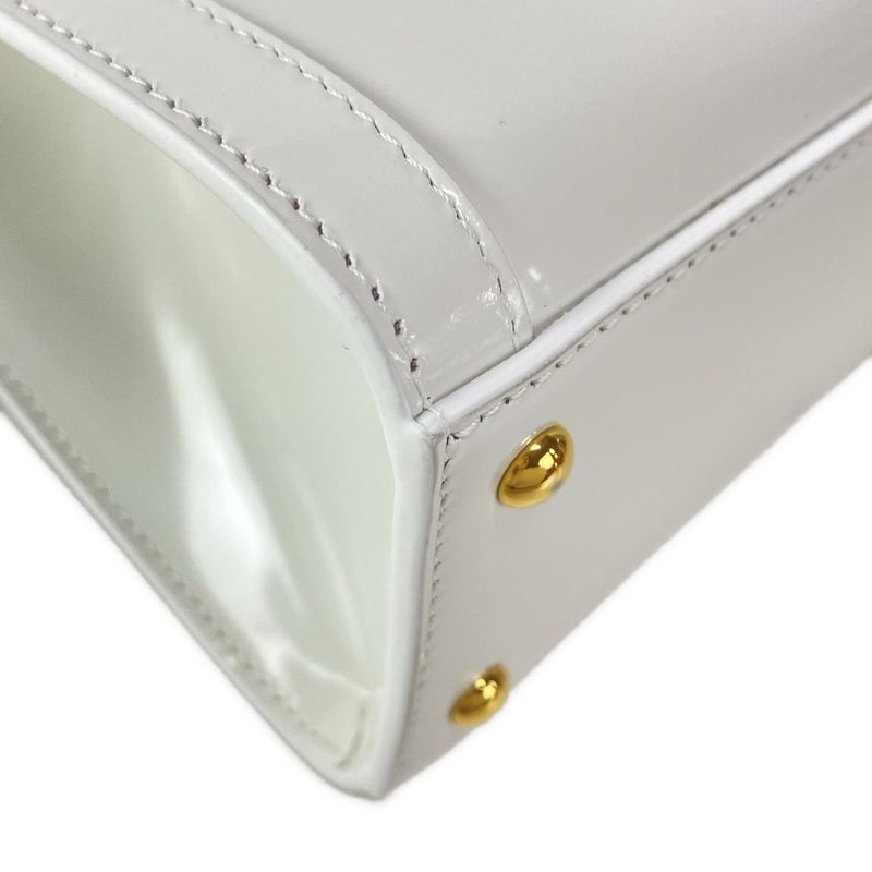 Gucci Diana Mini Tote Bag 832936 White And Light Blue Mini Bag With Plastic