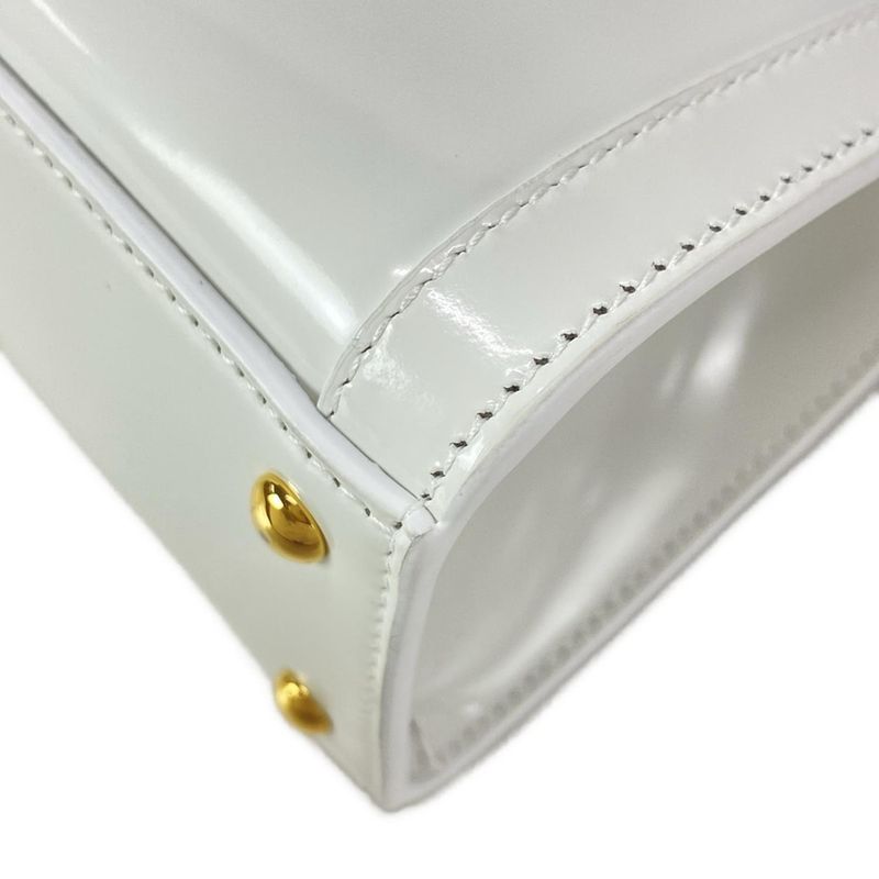 Gucci Diana Mini Tote Bag 832936 White And Light Blue Mini Bag With Plastic