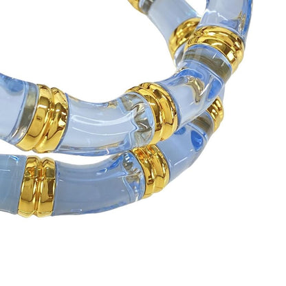 Gucci Diana Mini Tote Bag 832936 White And Light Blue Mini Bag With Plastic