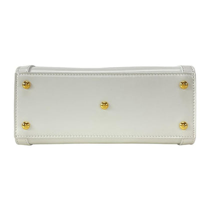 Gucci Diana Mini Tote Bag 832936 White And Light Blue Mini Bag With Plastic