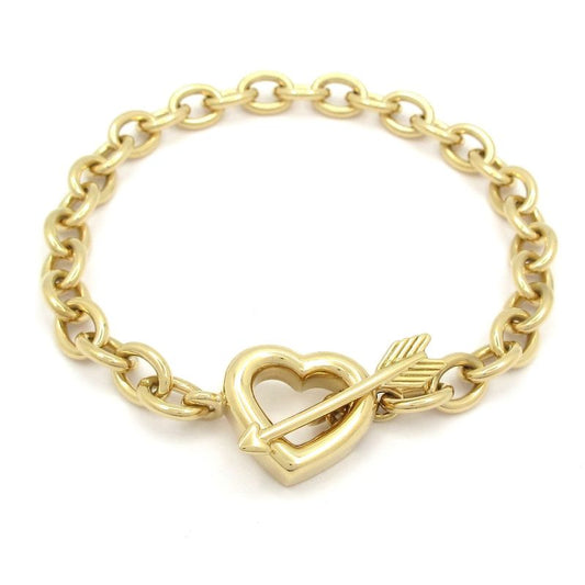 Tiffany & Co Bracelet Heart & Arrow 18K Yellow Gold