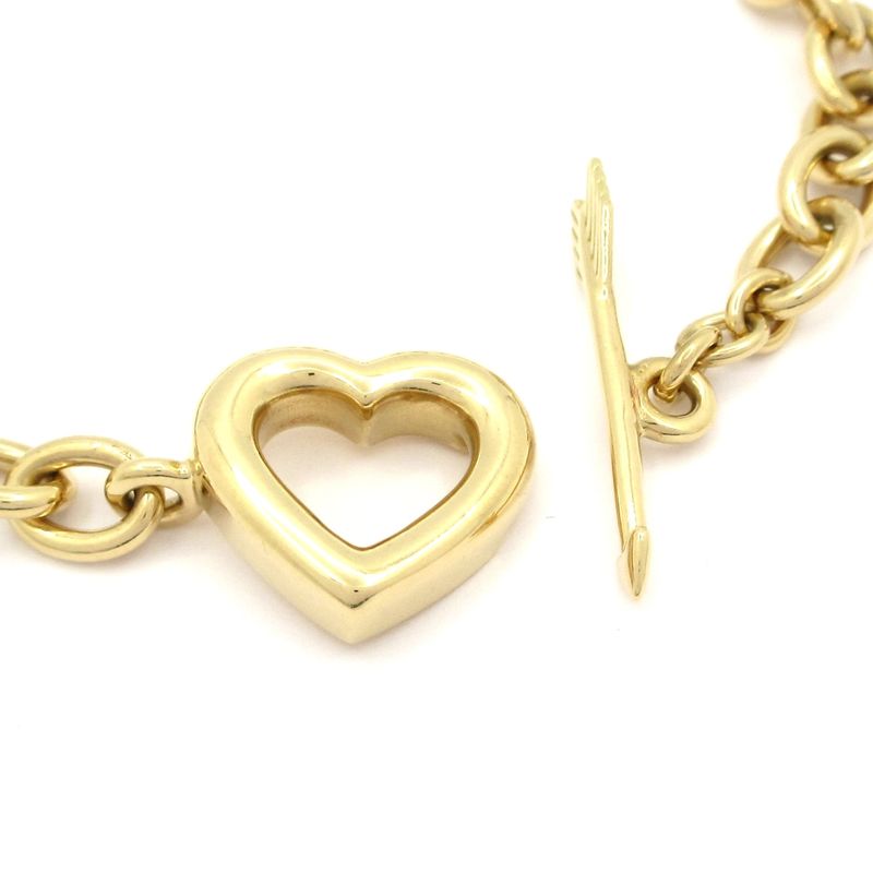 Tiffany & Co Bracelet Heart & Arrow 18K Yellow Gold