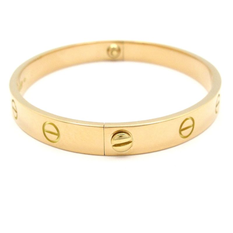 Cartier Bangle 17 Similar Love Bracelet 18K Yellow Gold Old Shape
