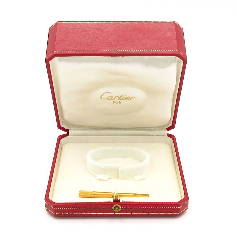 Cartier Bangle 17 Similar Love Bracelet 18K Yellow Gold Old Shape