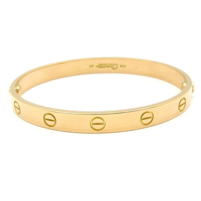 Cartier Bangle 17 Similar Love Bracelet 18K Yellow Gold Old Shape