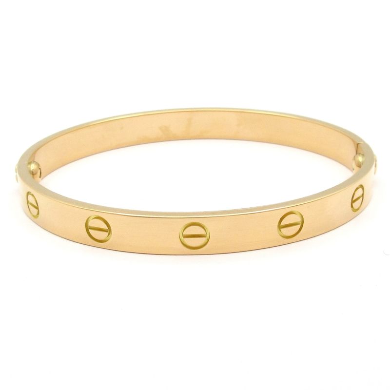 Cartier Bangle 17 Similar Love Bracelet 18K Yellow Gold Old Shape