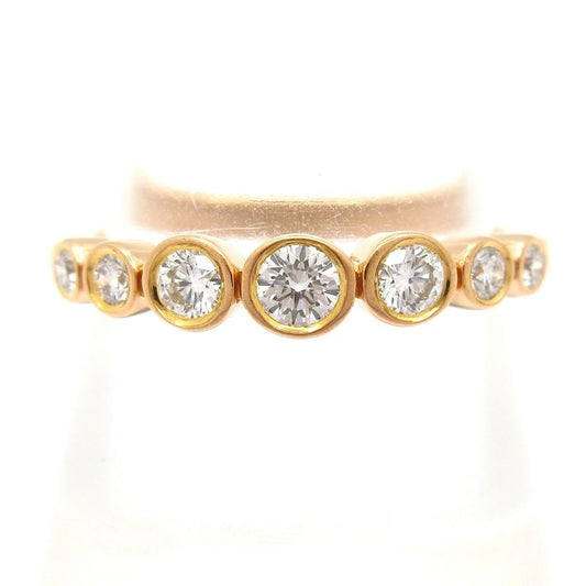 Tiffany & Co Ring Tiffany Jazz Graduated Band Ring 18K Pink Gold X Diamonds 7P