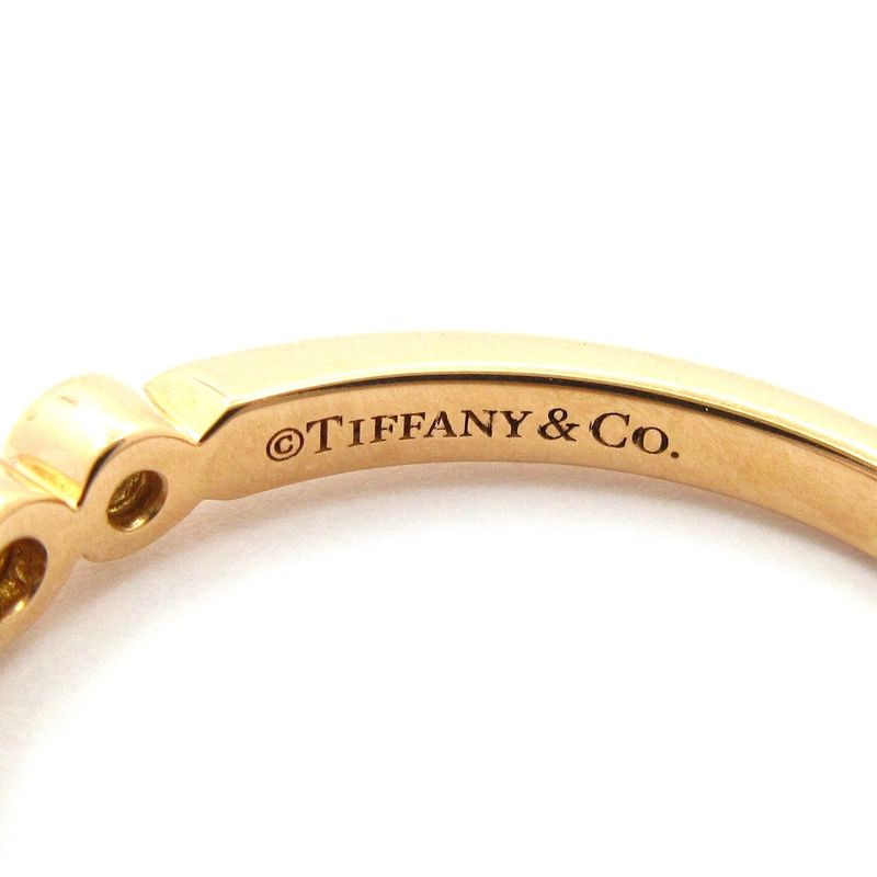 Tiffany & Co Ring Tiffany Jazz Graduated Band Ring 18K Pink Gold X Diamonds 7P