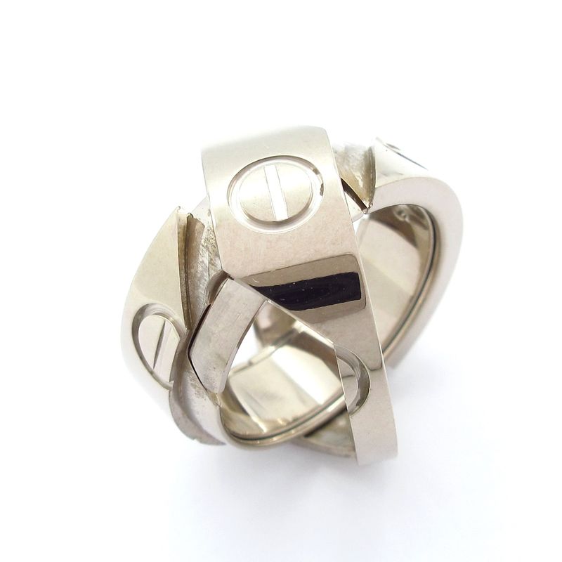 Cartier Ring 52 Astrolabe 18K White Gold