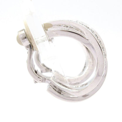 Cartier Earring Three Bangles N8013100 18K White Gold X Diamonds