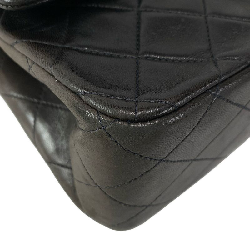 Chanel Shoulder Bag Double Flap Matelasse A01112 Black Chain Shoulder/gold