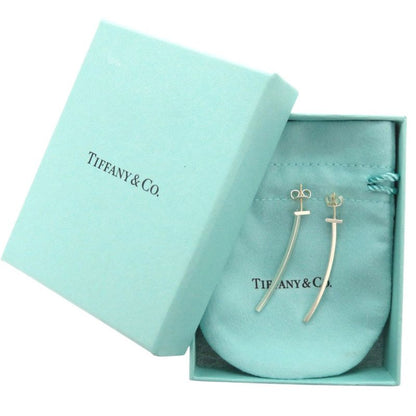 Tiffany & Co T-wire Bar Earrings Silver 925 Accessories 0268 Tiffany & Co