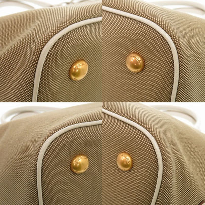 Prada LOGO Jacquard 1ba172 Leather Jacquard Corda Talc Beige White Shoulder Bag