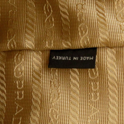 Prada LOGO Jacquard 1ba172 Leather Jacquard Corda Talc Beige White Shoulder Bag