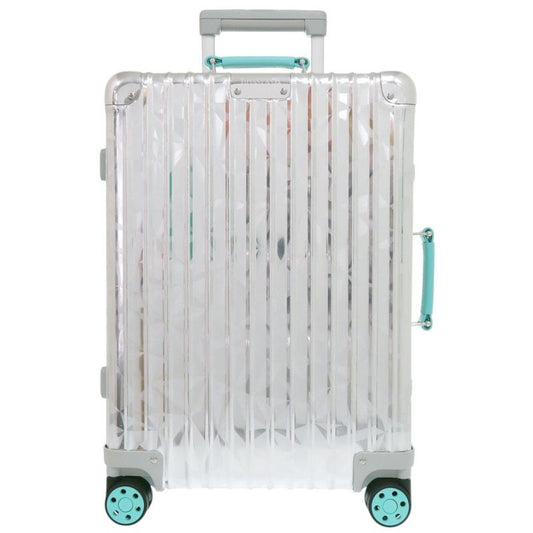 Rimowa X Tiffany & Co Lock-cut Cabin 9739001600 Aluminum/leather Silver