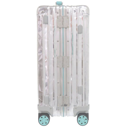Rimowa X Tiffany & Co Lock-cut Cabin 9739001600 Aluminum/leather Silver