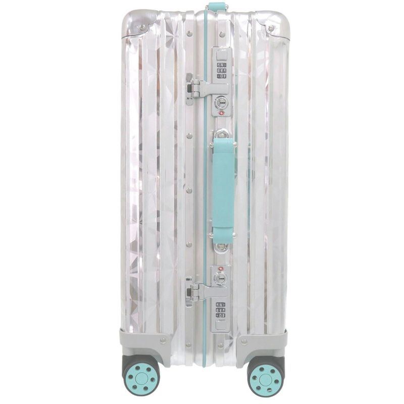 Rimowa X Tiffany & Co Lock-cut Cabin 9739001600 Aluminum/leather Silver