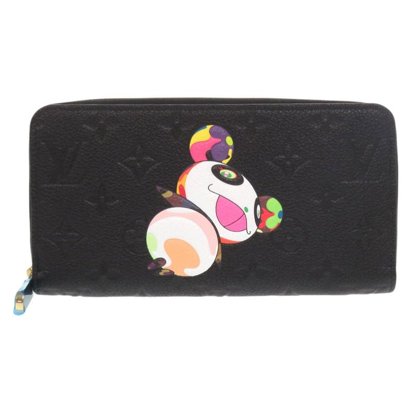 Louis Vuitton Zippy Wallet LV X TM Takashi Murakami Monogram Empreinte Panda