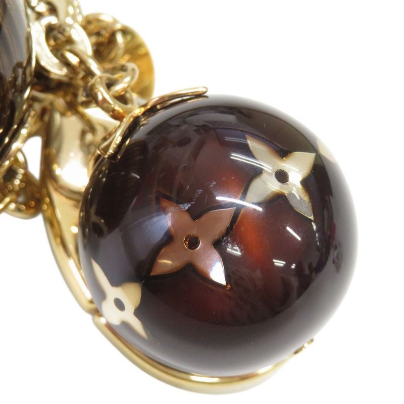 Louis Vuitton M66980 Metal Brown Gold Bag Charm Key Holder LV 0071 Louis Vuitton