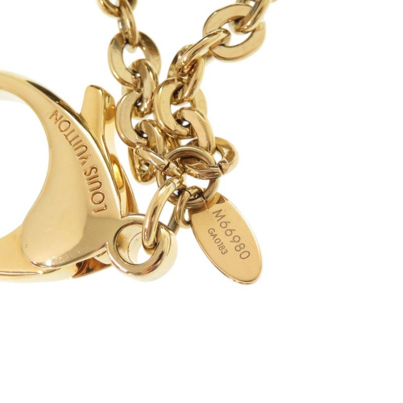 Louis Vuitton M66980 Metal Brown Gold Bag Charm Key Holder LV 0071 Louis Vuitton