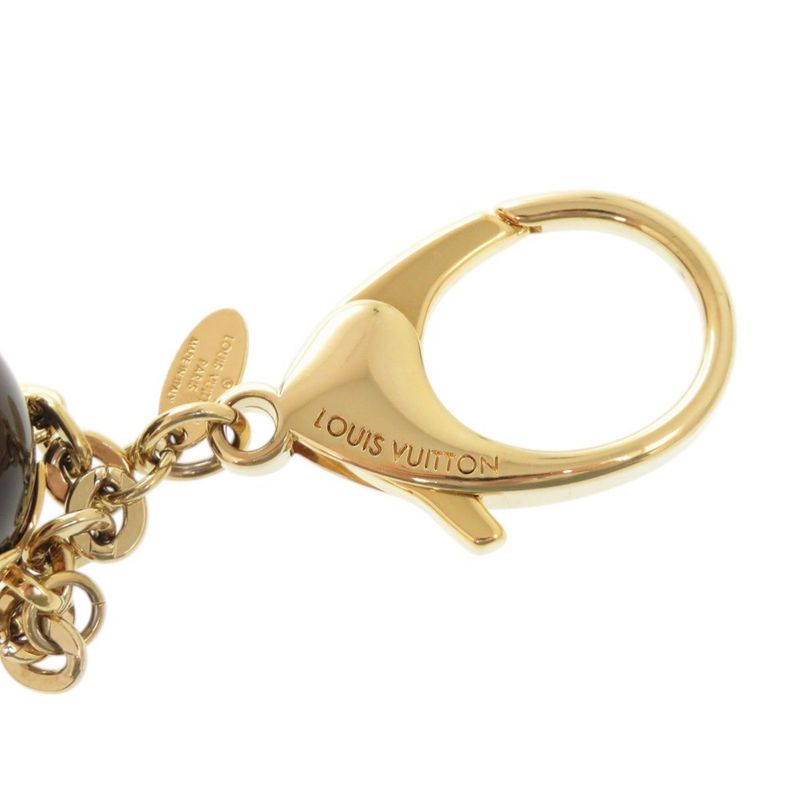 Louis Vuitton M66980 Metal Brown Gold Bag Charm Key Holder LV 0071 Louis Vuitton
