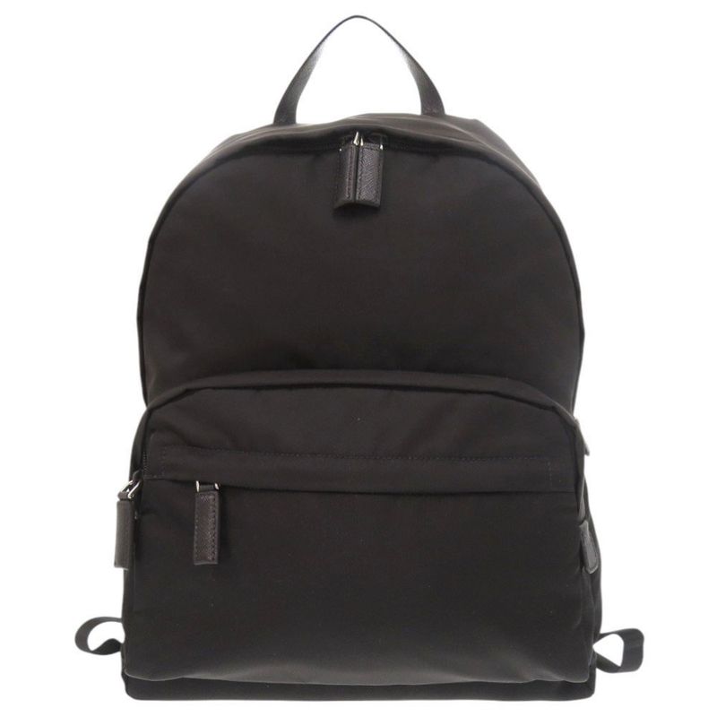 Prada Nylon Black Backpack Daypack Black 1213 Prada