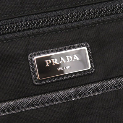 Prada Nylon Black Backpack Daypack Black 1213 Prada