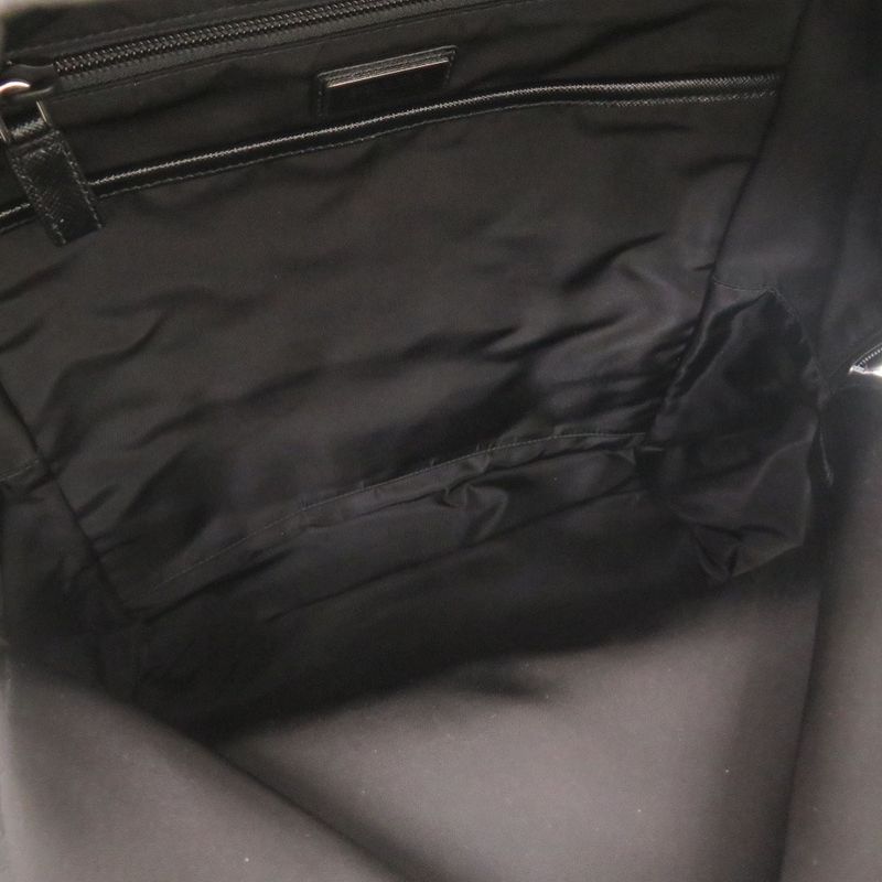 Prada Nylon Black Backpack Daypack Black 1213 Prada