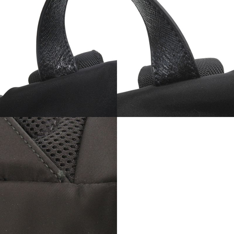 Prada Nylon Black Backpack Daypack Black 1213 Prada