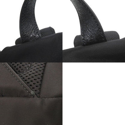 Prada Nylon Black Backpack Daypack Black 1213 Prada