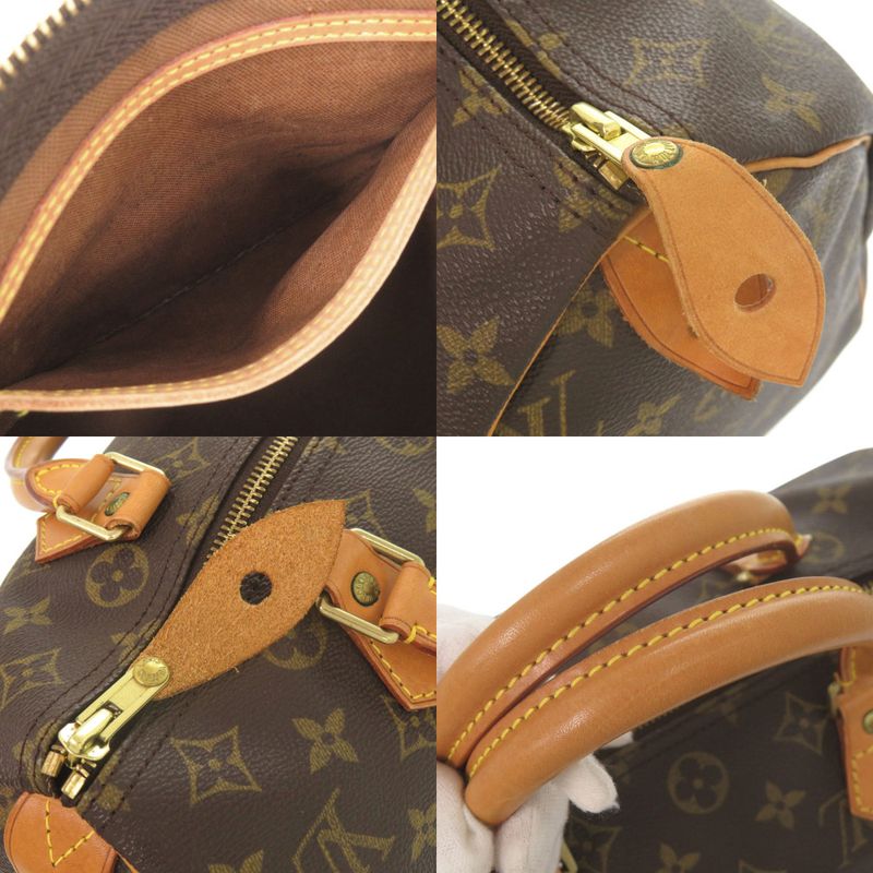 Louis Vuitton Speedy 30 Monogram M41526 Brown Handbag LV 0155 Louis Vuitton