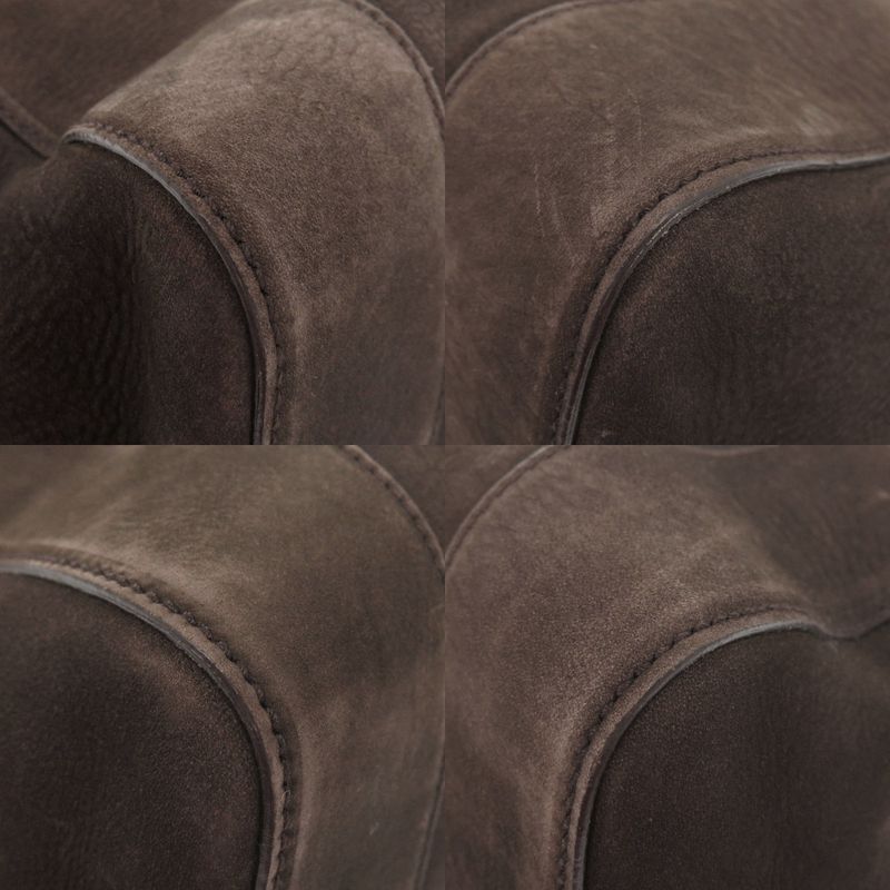 Gucci 296877 Nubac Cles Zah Brown Tote Handbag 0256 Gucci