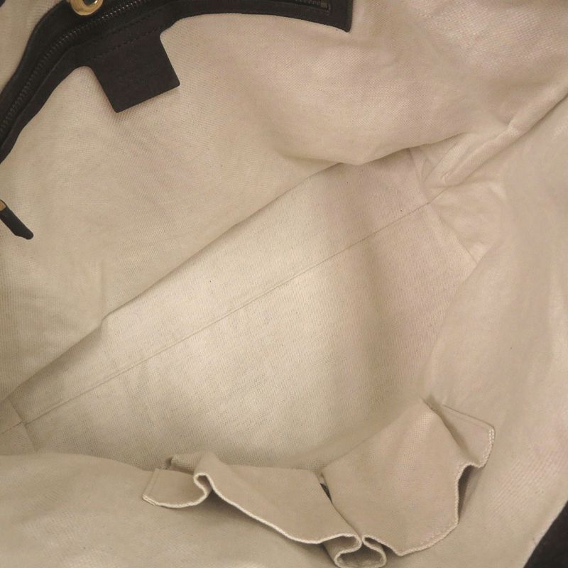 Gucci 296877 Nubac Cles Zah Brown Tote Handbag 0256 Gucci