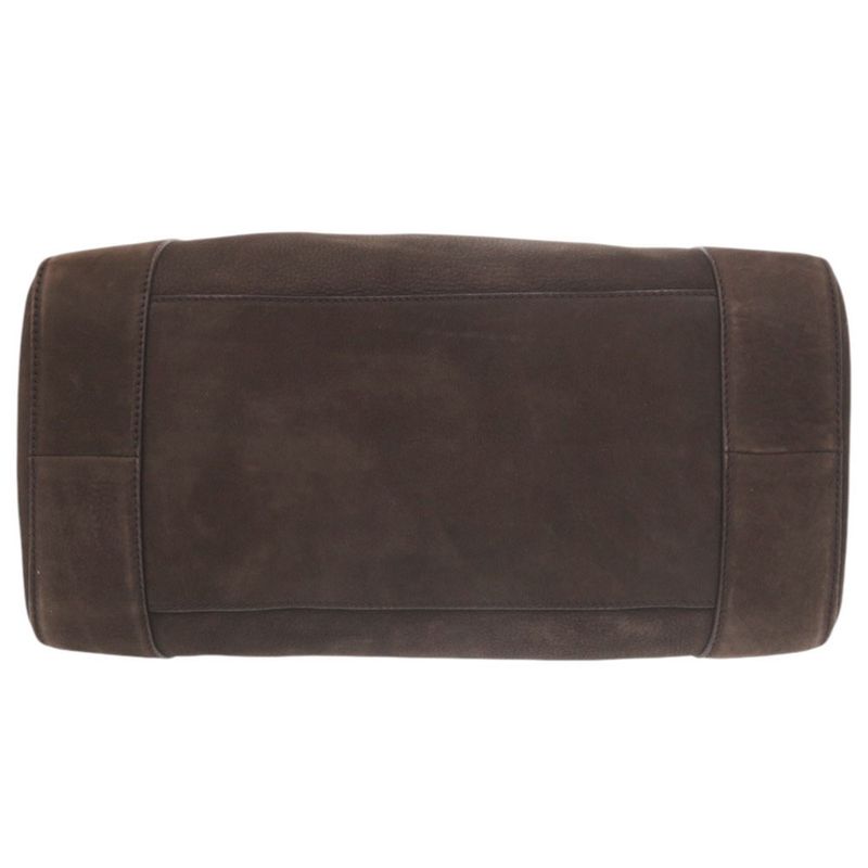 Gucci 296877 Nubac Cles Zah Brown Tote Handbag 0256 Gucci