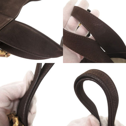 Gucci 296877 Nubac Cles Zah Brown Tote Handbag 0256 Gucci