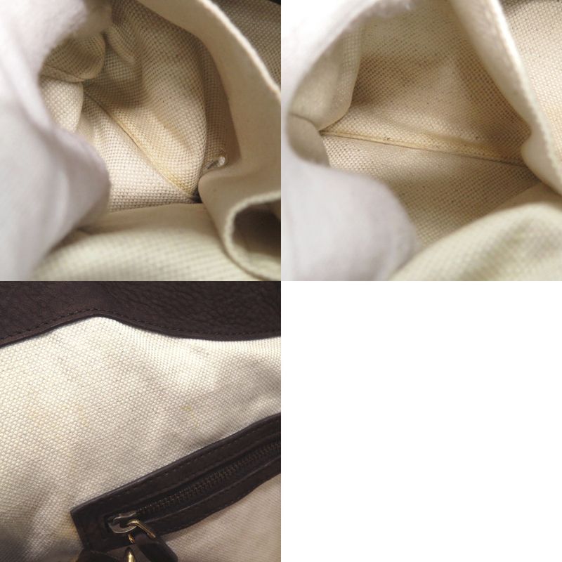 Gucci 296877 Nubac Cles Zah Brown Tote Handbag 0256 Gucci