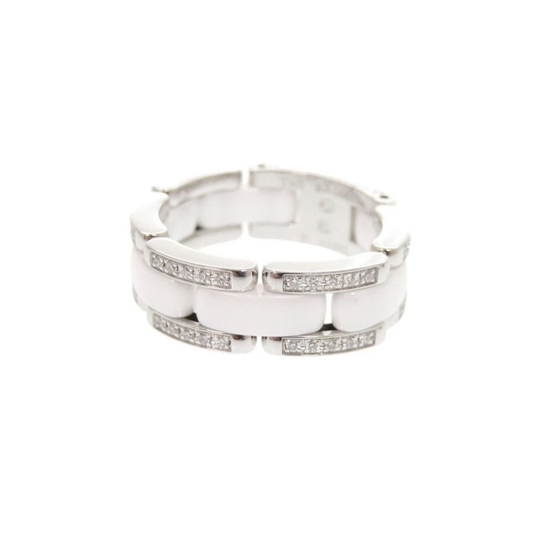 Chanel Ultra Collection Medium #60 18K White Gold 750wg Diamond White Ceramic