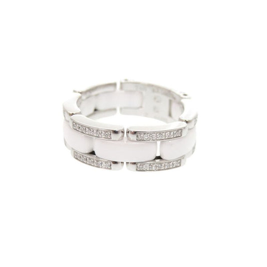 Chanel Ultra Collection Medium #60 18K White Gold 750wg Diamond White Ceramic