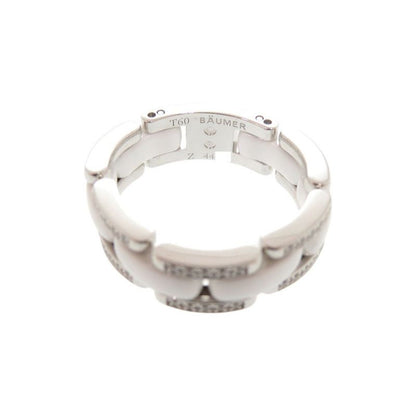 Chanel Ultra Collection Medium #60 18K White Gold 750wg Diamond White Ceramic