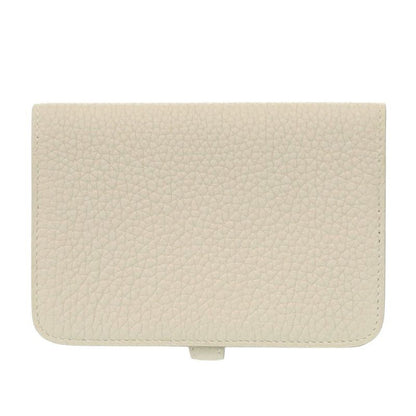 Hermès Dogon Compact Taurillon Clemence B Fold Wallet Marked Beton B (2023)